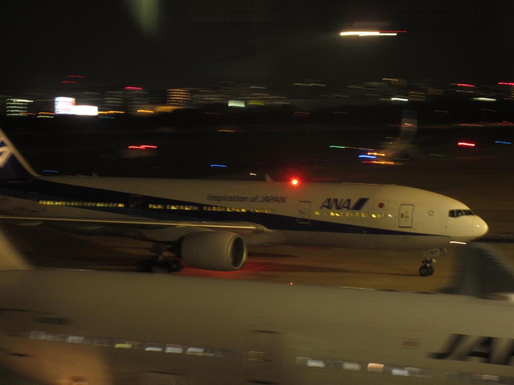 ＡＮＡ　Ｂ777のスポットイン