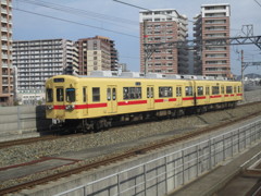 西鉄貝塚線600形の発車
