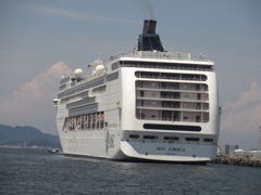 昨日の博多港にて　MSC RILICA入港⑥
