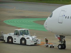 JAL A350 福岡空港出発　②