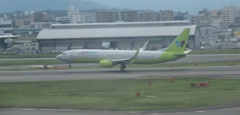 ジンエアー　B737の到着