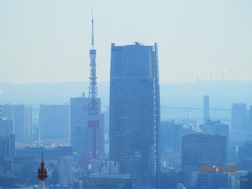 都庁からの東京タワー