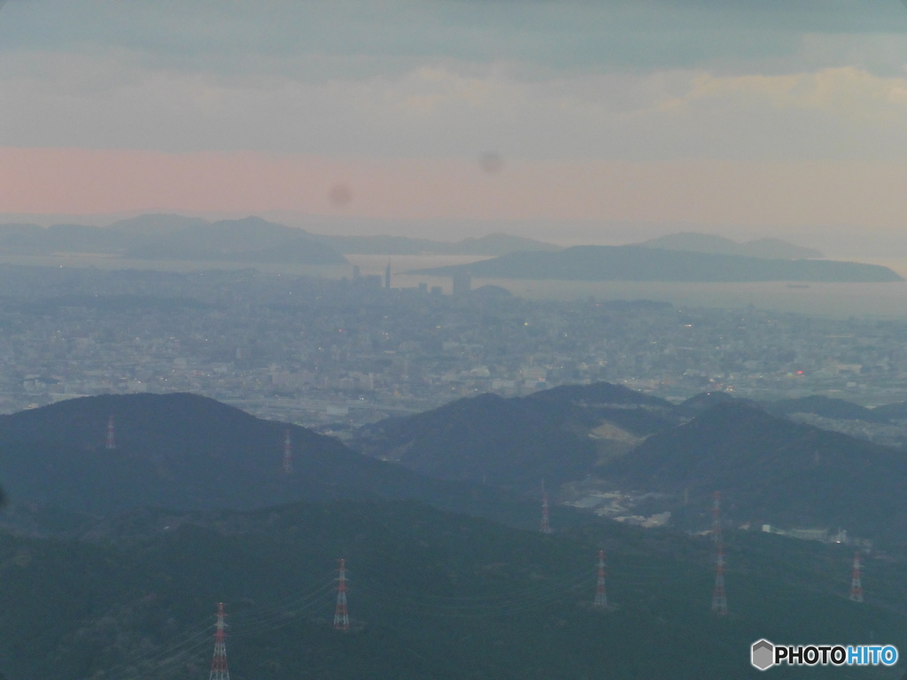 山頂からの夜景②