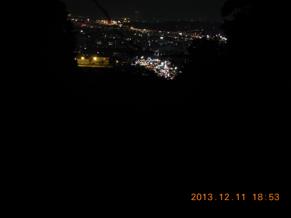 福岡県筑紫野市天拝山からの夜景