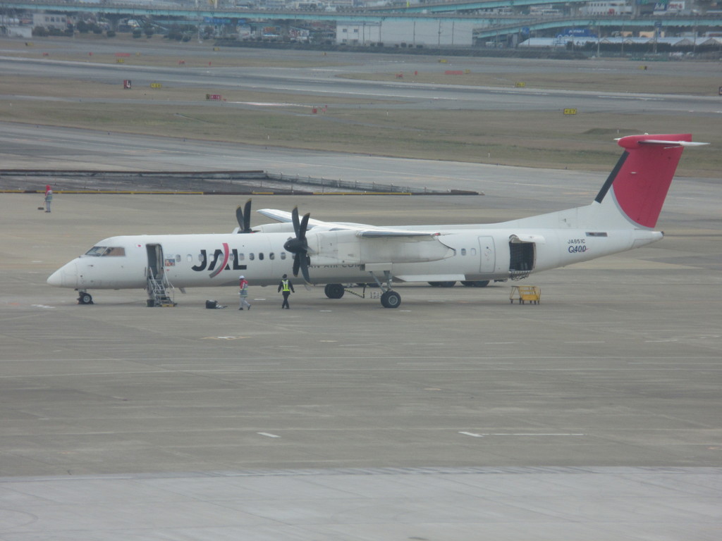 出発準備中　③