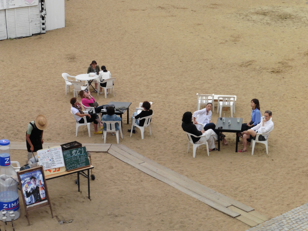 百道海岸にて⑥