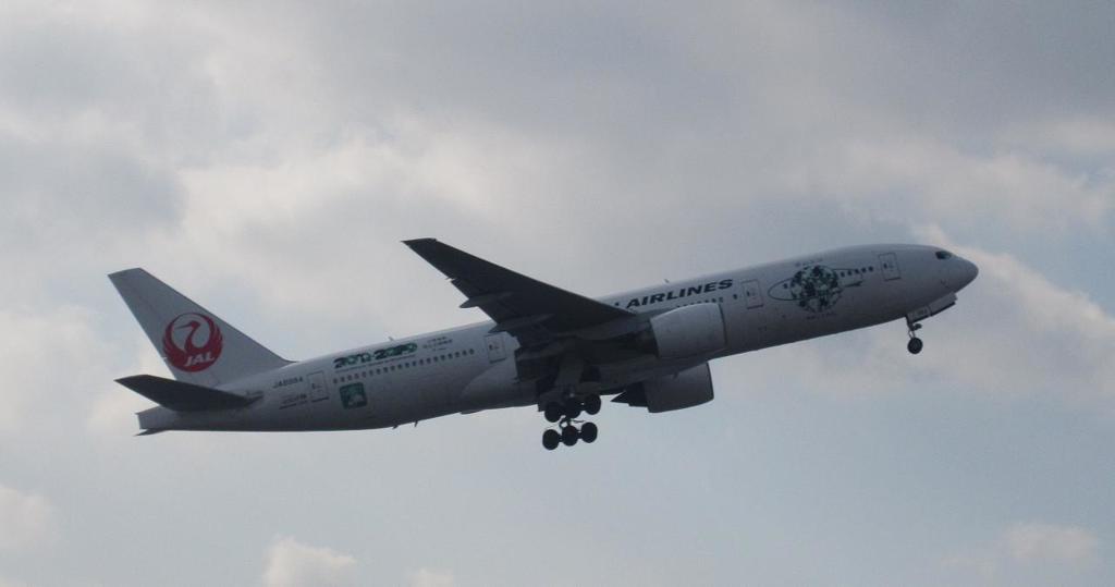 JAL エコジェットの離陸