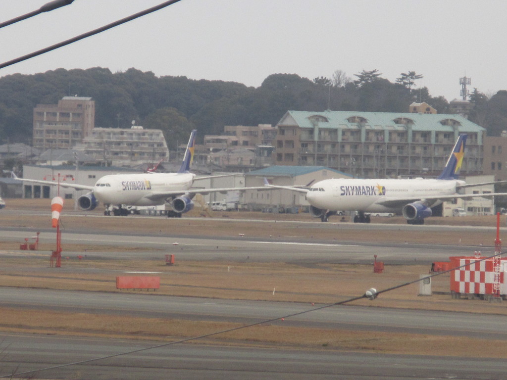 ２機のSKY　A330