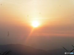 山頂からの夕暮れ