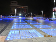 JR九州黒崎駅前の夜①