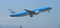 KLMオランダ航空離陸