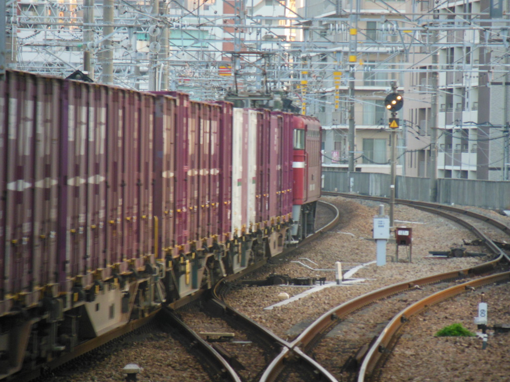 ED76の貨物の通過　⑤