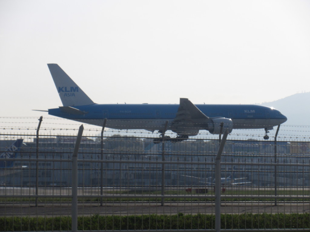 KLM　B777着陸