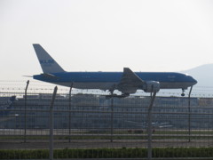 KLM　B777着陸