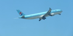 大韓航空　A330離陸