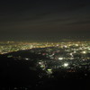 山頂から眺める博多の夜景