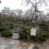 雨の毛利庭園