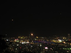 夜の福岡空港