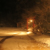 雪の夜の神社　⑨