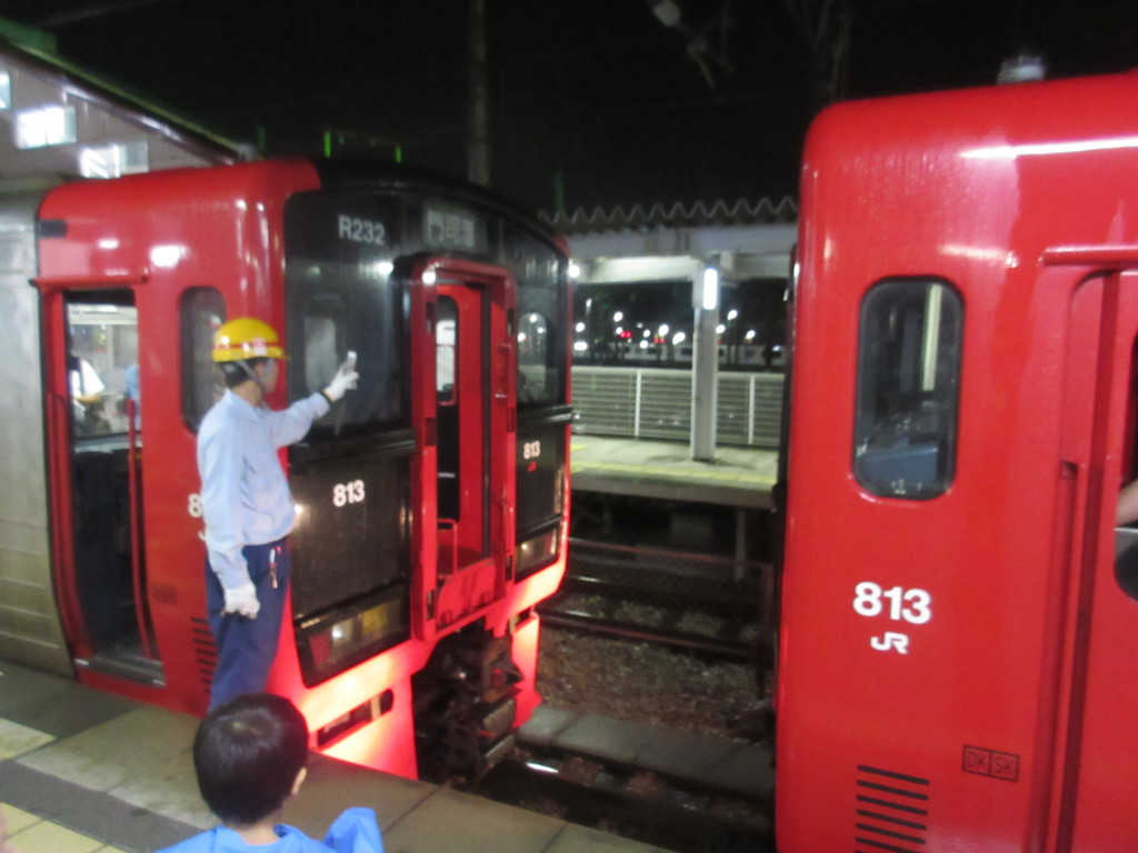 ８１３系連結作業③