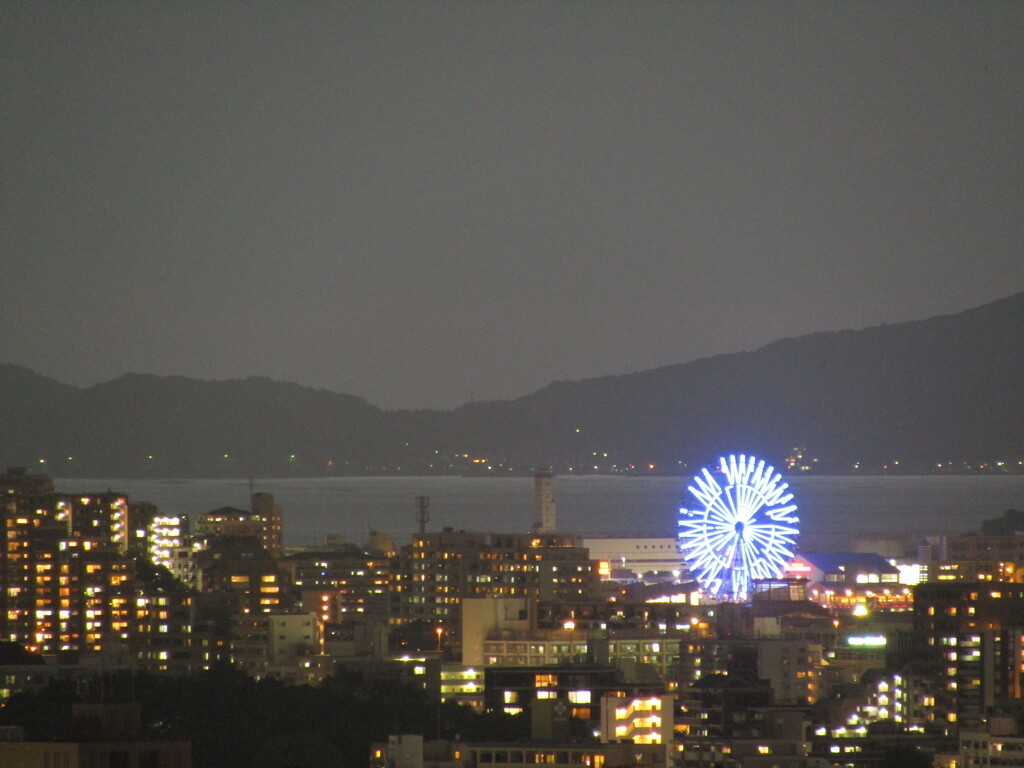 夕日と夜景　⑥