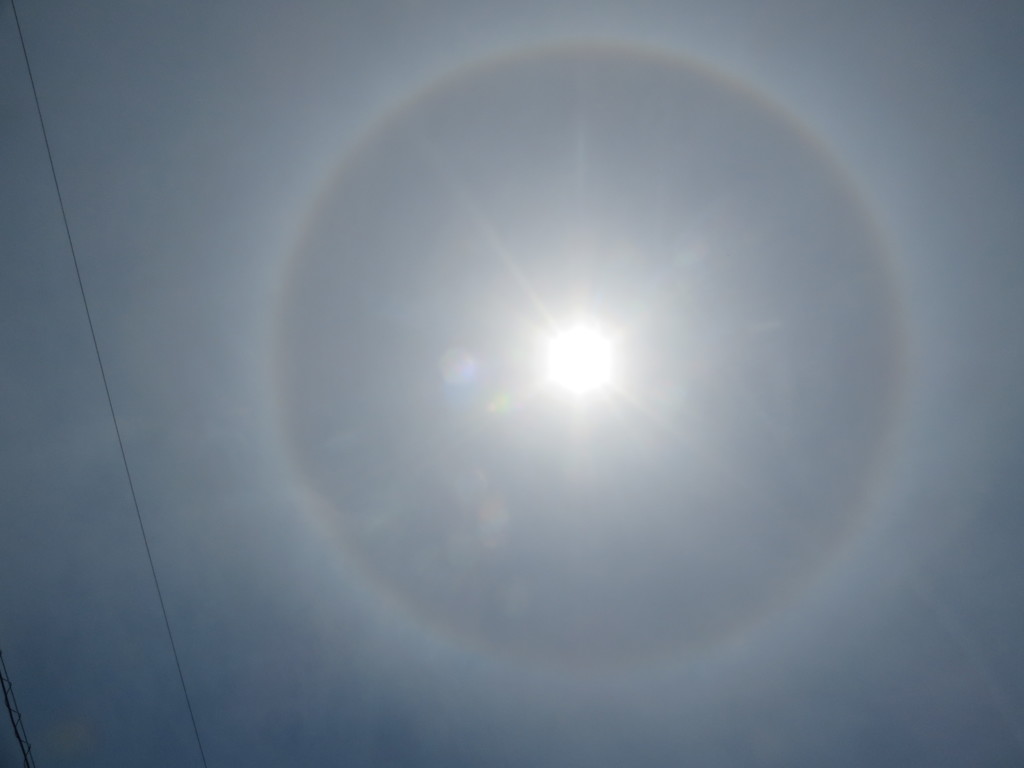 福岡の上空に現れた太陽アーク②