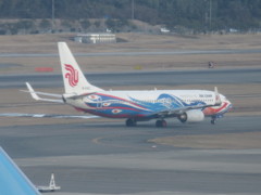 AIR　CHINA　B737-800出発