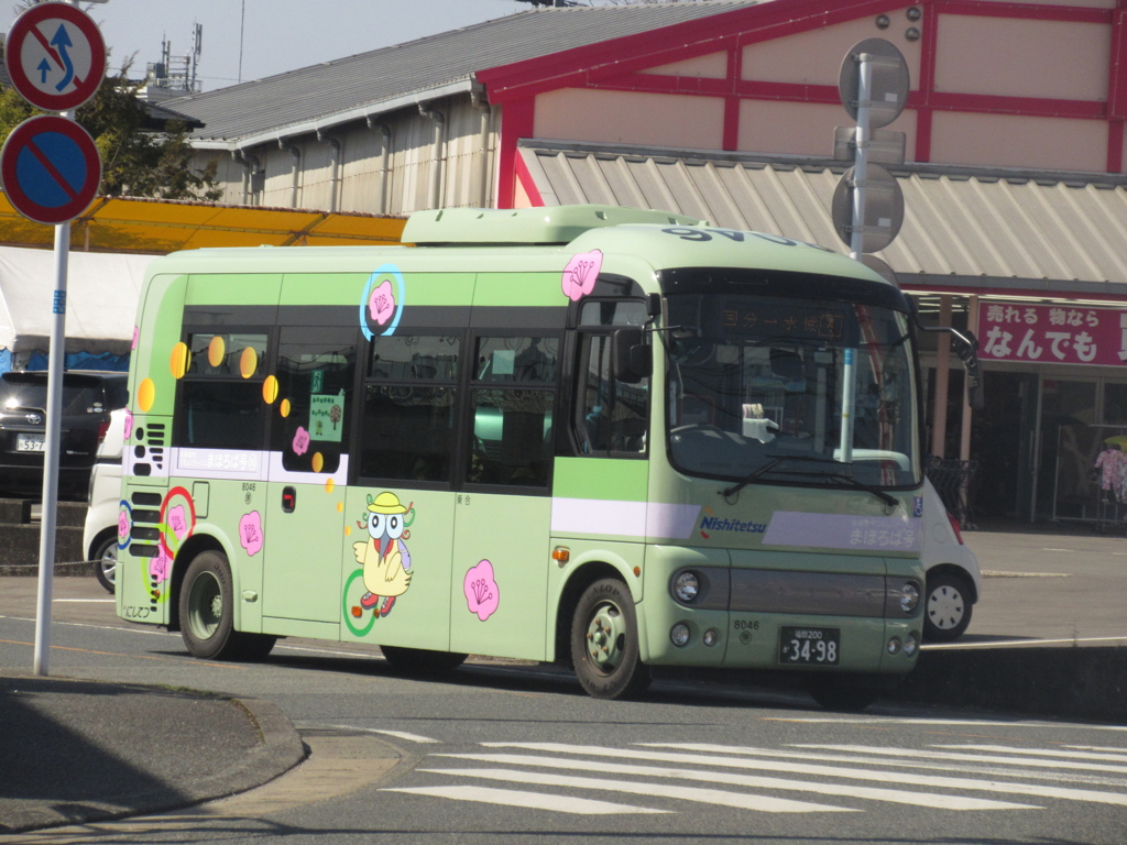 太宰府市内を走る西鉄まほろば号③