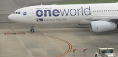 キャセイパシフィック　Ａ333 ONE WORLD  ③