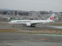 JAL B777-200ERの離陸