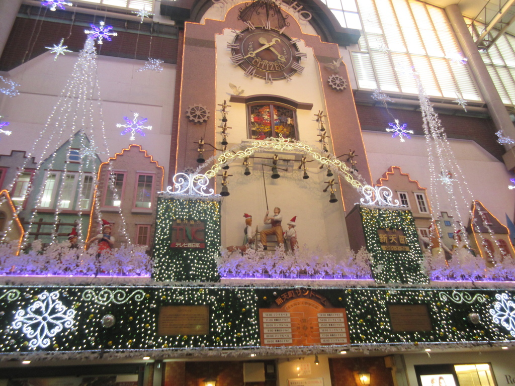 福岡市中央区天神新天町クリスマスイルミネーション①