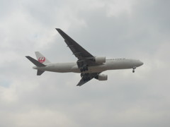JAL　B777着陸