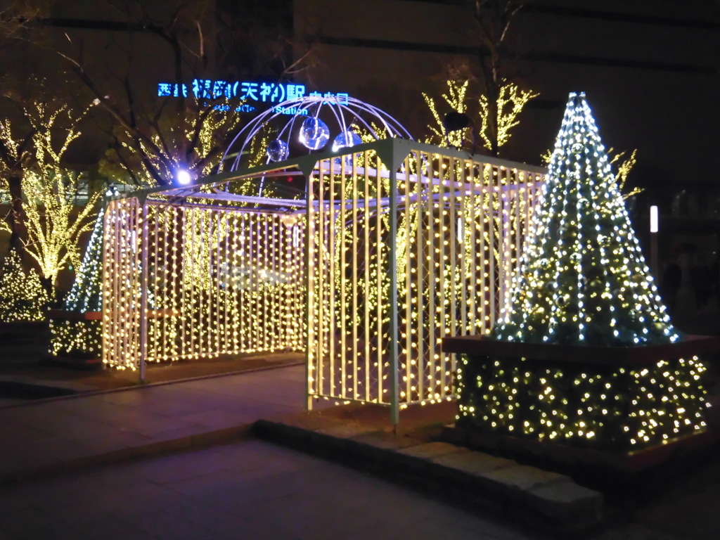 天神のイルミネーション⑭