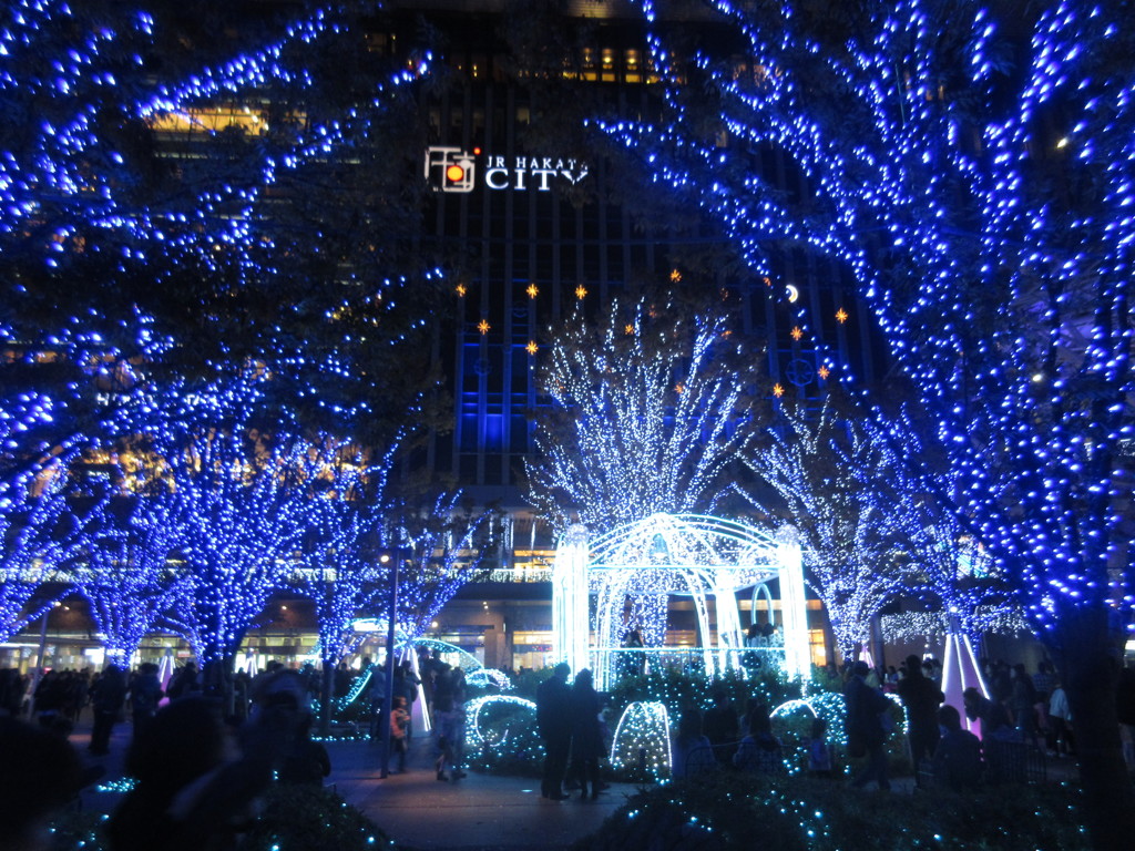 博多シティのクリスマスイルミネーション　⑤