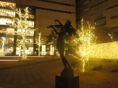 天神警固公園イルミネーション①