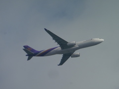 タイ国際航空　A330の離陸