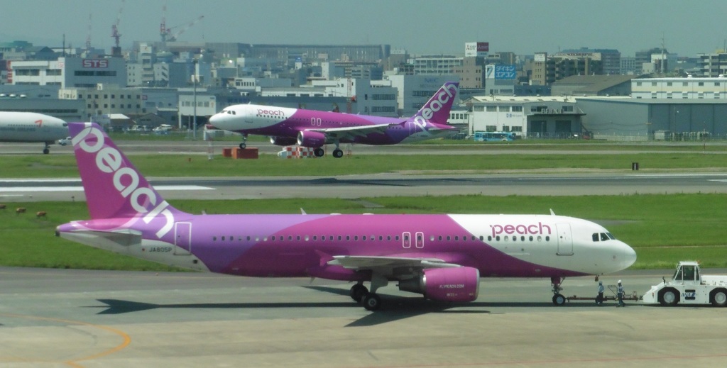 ２機重なったPEACH