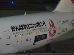 ソチ五輪応援塗装JAL到着②