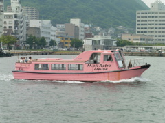 関門海峡を航行する船⑥