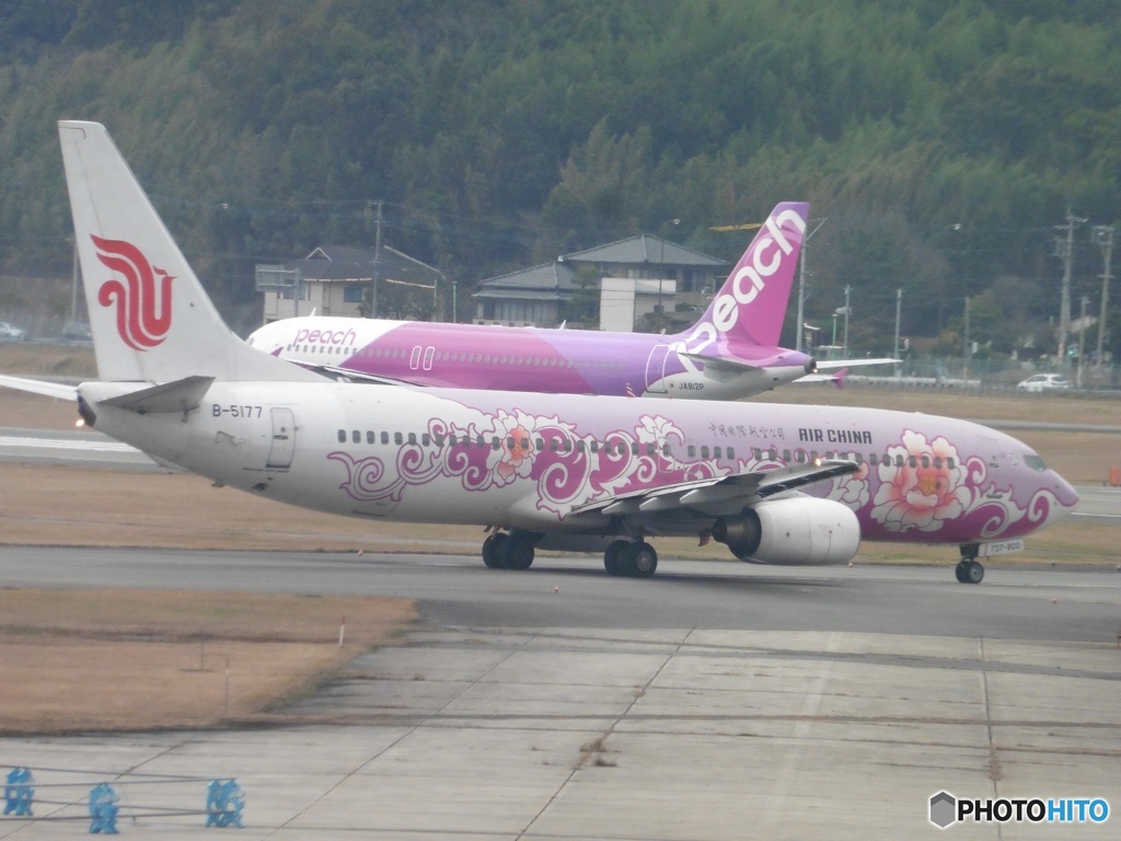 AIR CHINA　B737-800待機