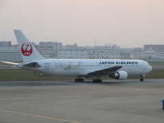 JALのwaonジェット到着