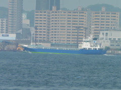 関門海峡を航行する船②