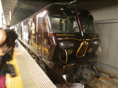 博多駅で七つ星列車撮影