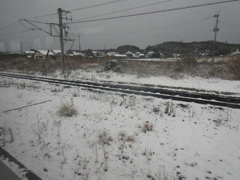 福岡県筑豊地区の飯塚や直方の雪です①