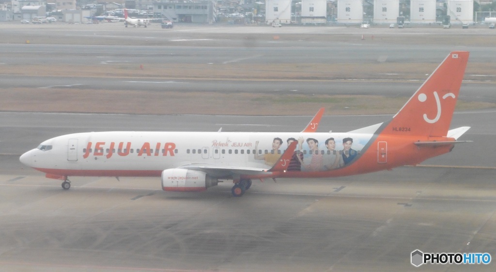 JEJU　AIR塗装機②