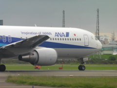 目の前からB767①