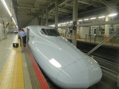 N700系みずほ鹿児島中央行　博多駅にて