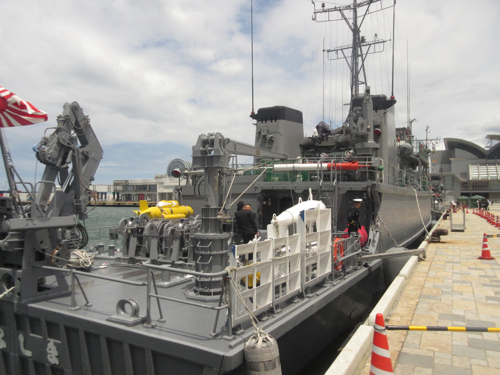 博多港に寄港していた海上自衛隊　掃海艇⑨