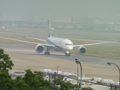 北側の高台より眺める空港④