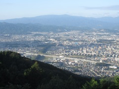 大野城の山から眺める福岡の光景③